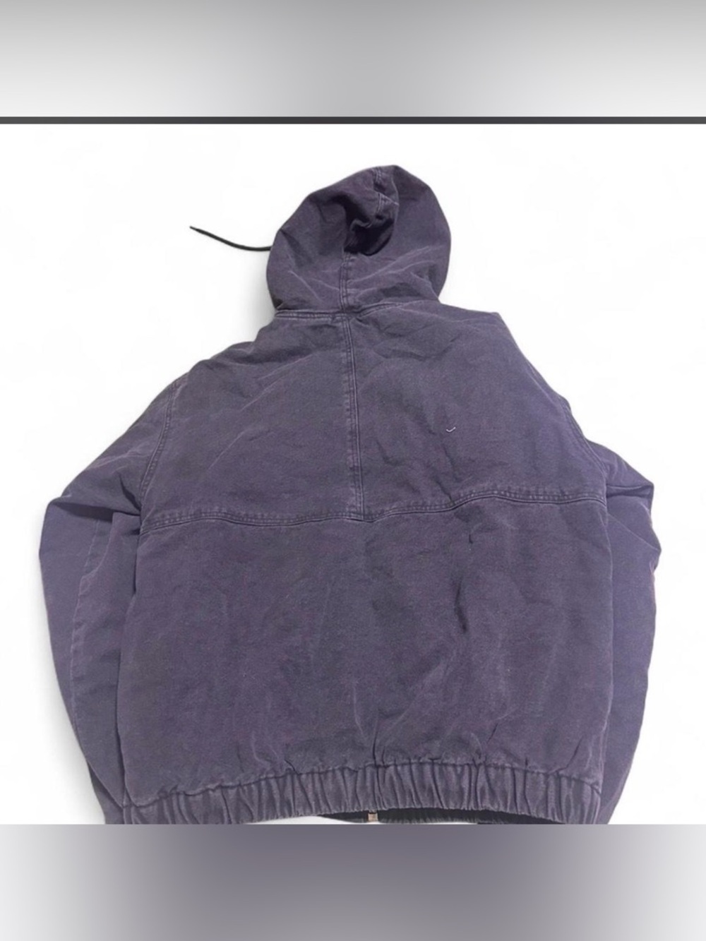 Stüssy Black insulated Zip-Up Hooded Jacket - Picture 2 of 4